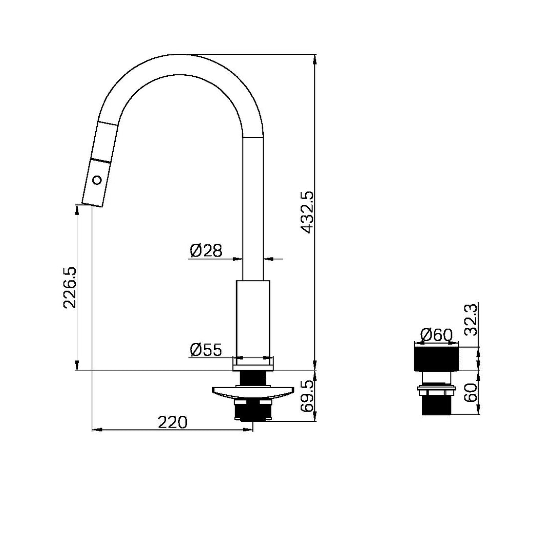 Nero Opal Progressive Pull Out Kitchen Set - Design 10