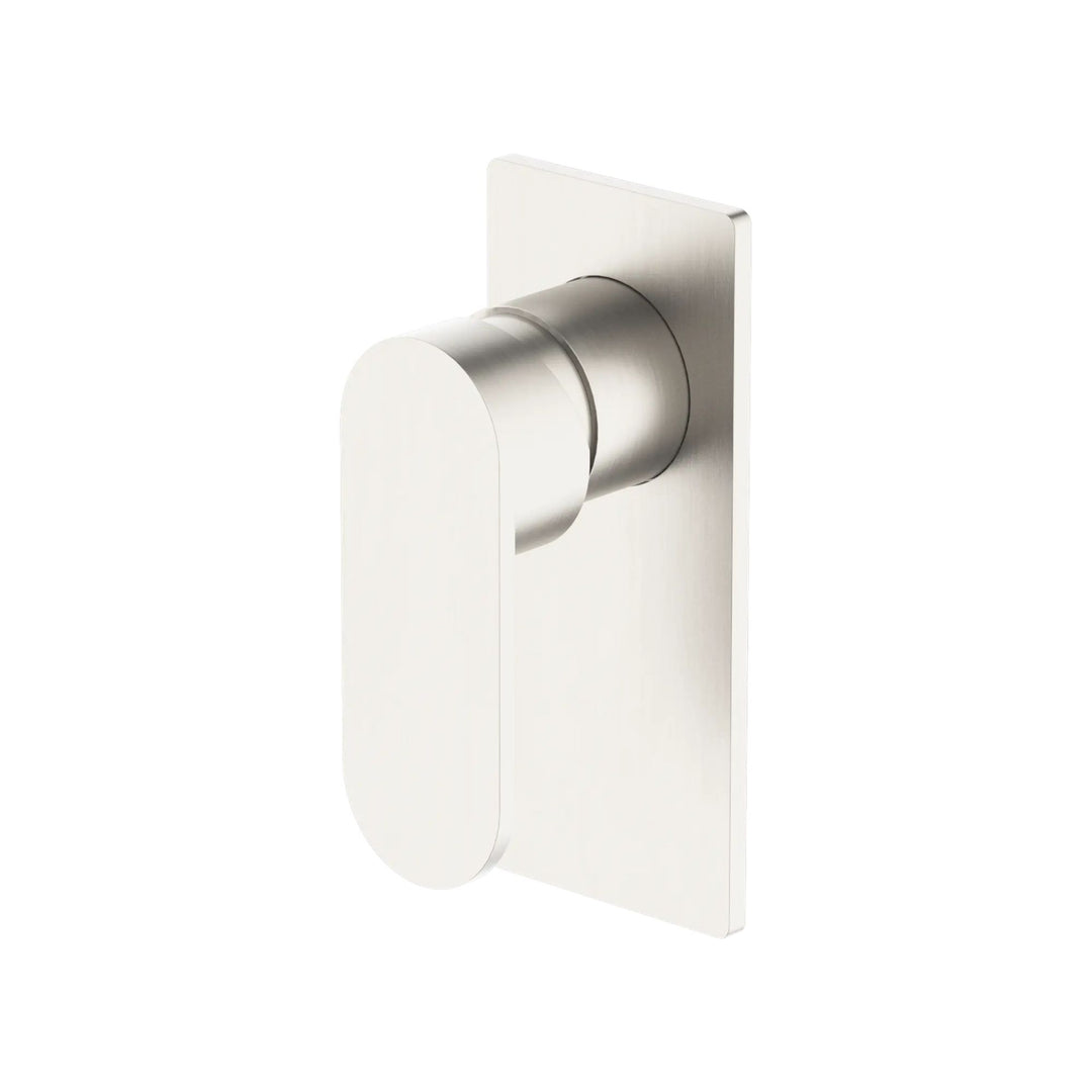 Nero Ecco Shower Mixer Brushed Nickel (Complete Kit)