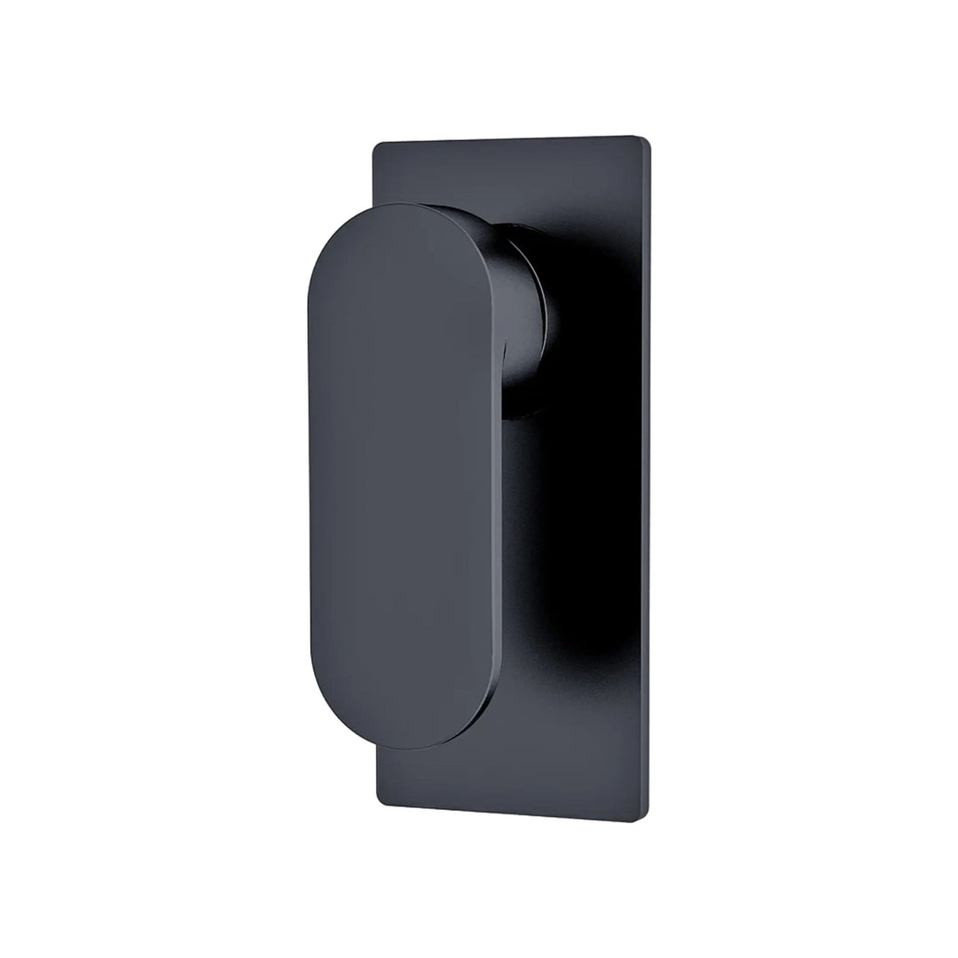 Nero Ecco Shower Mixer Matte Black (Complete Kit)