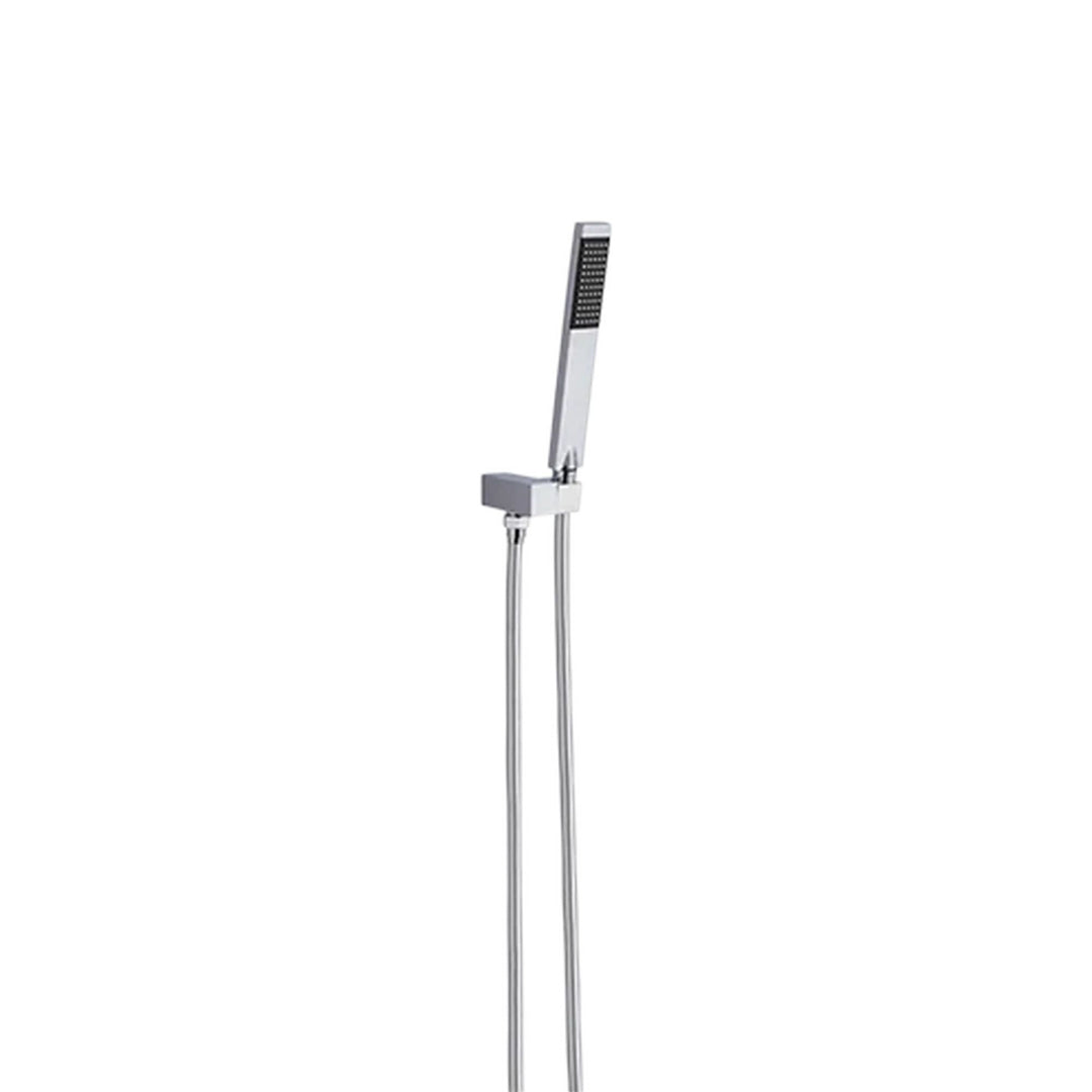 Nero Square Shower On Bracket Chrome