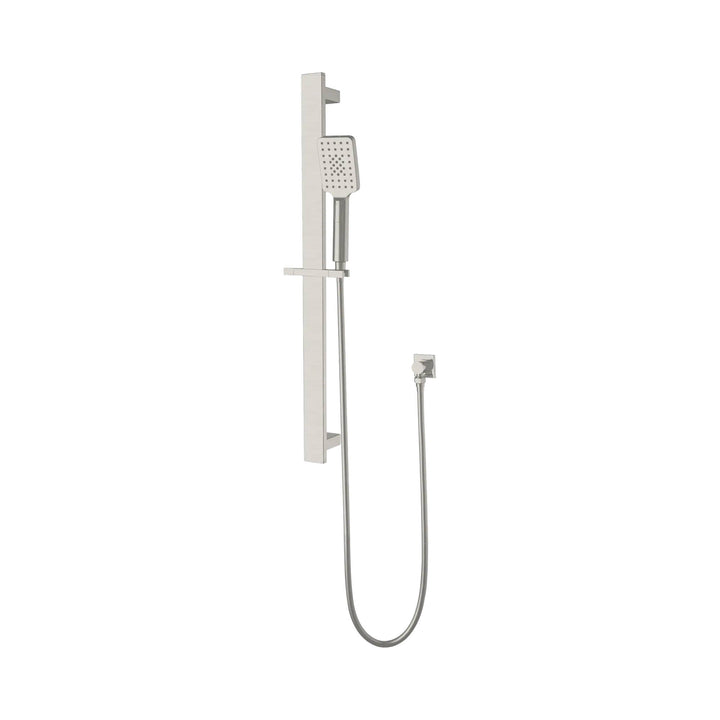 Nero Celia New Shower Rail Brushed Nickel - Design 10