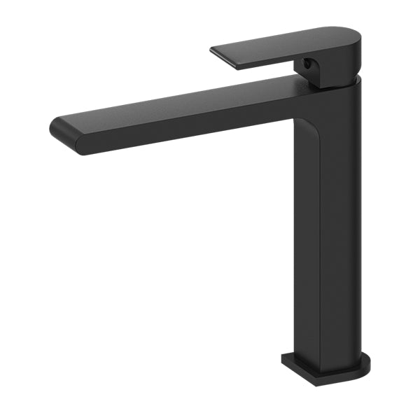 Nero Bianca Mid Tall Basin Mixer Brushed Gold - Design 10