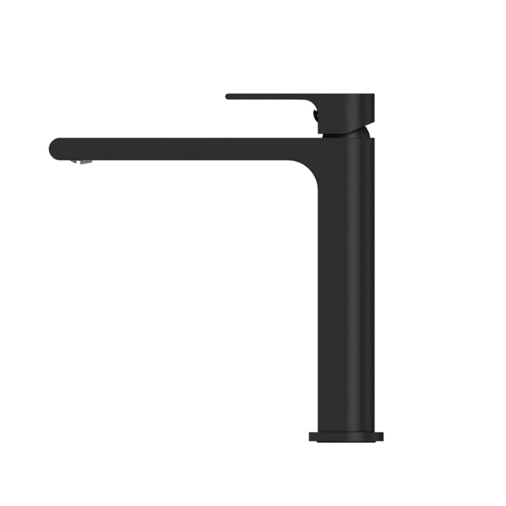 Nero Bianca Mid Tall Basin Mixer Brushed Gold - Design 10