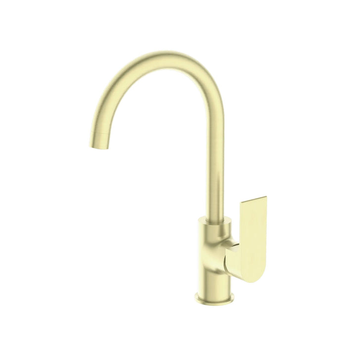 Nero Bianca Kitchen Mixer Gooseneck Spout