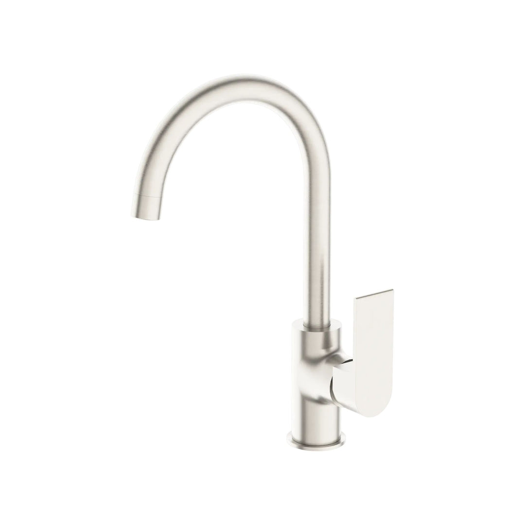 Nero Bianca Kitchen Mixer Gooseneck Spout