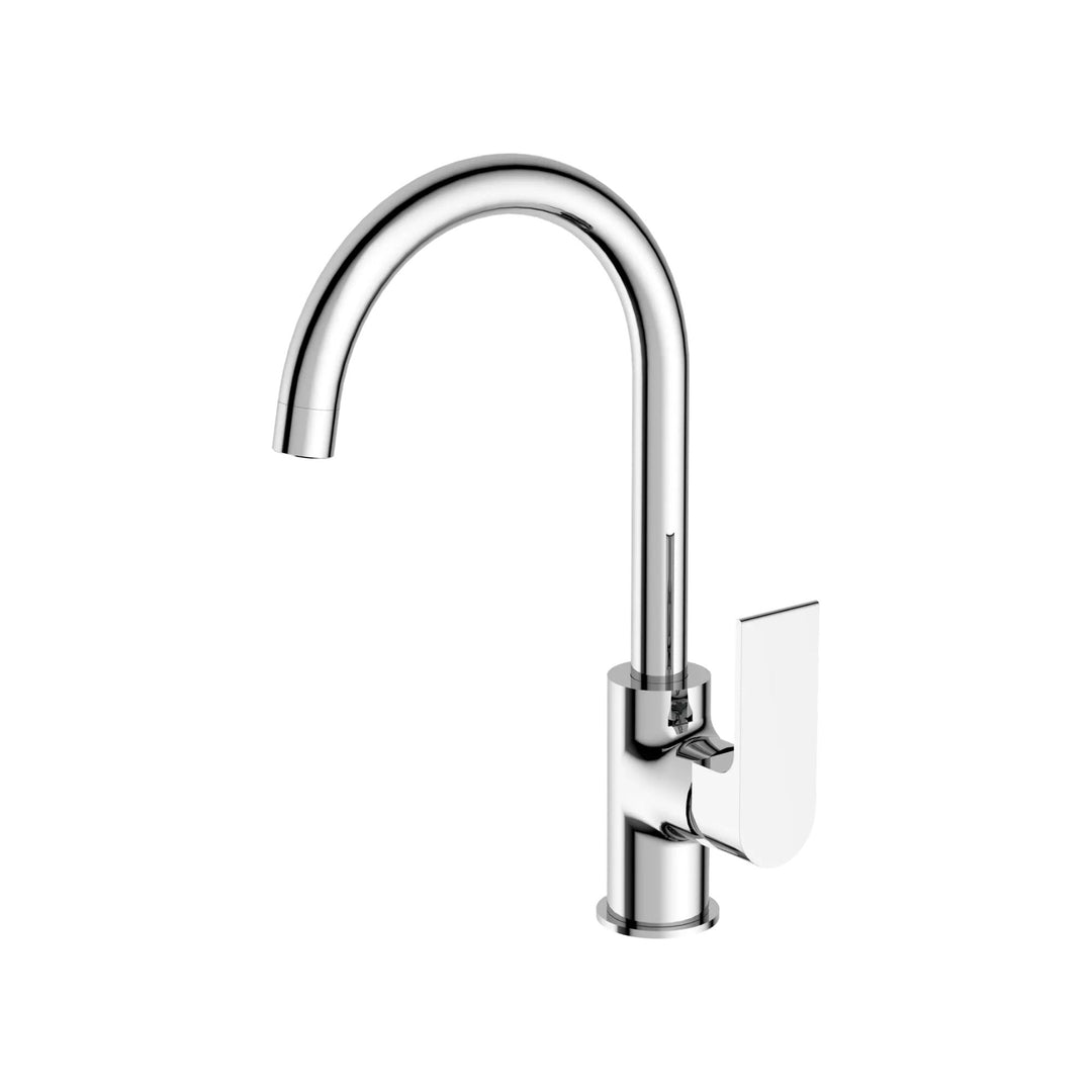 Nero Bianca Kitchen Mixer Gooseneck Spout