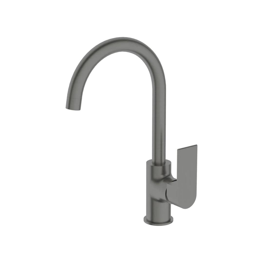Nero Bianca Kitchen Mixer Gooseneck Spout