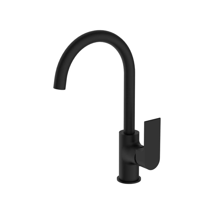 Nero Bianca Kitchen Mixer Gooseneck Spout