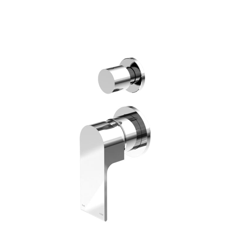 Nero Bianca Shower Mixer with Diverter Separate Plate