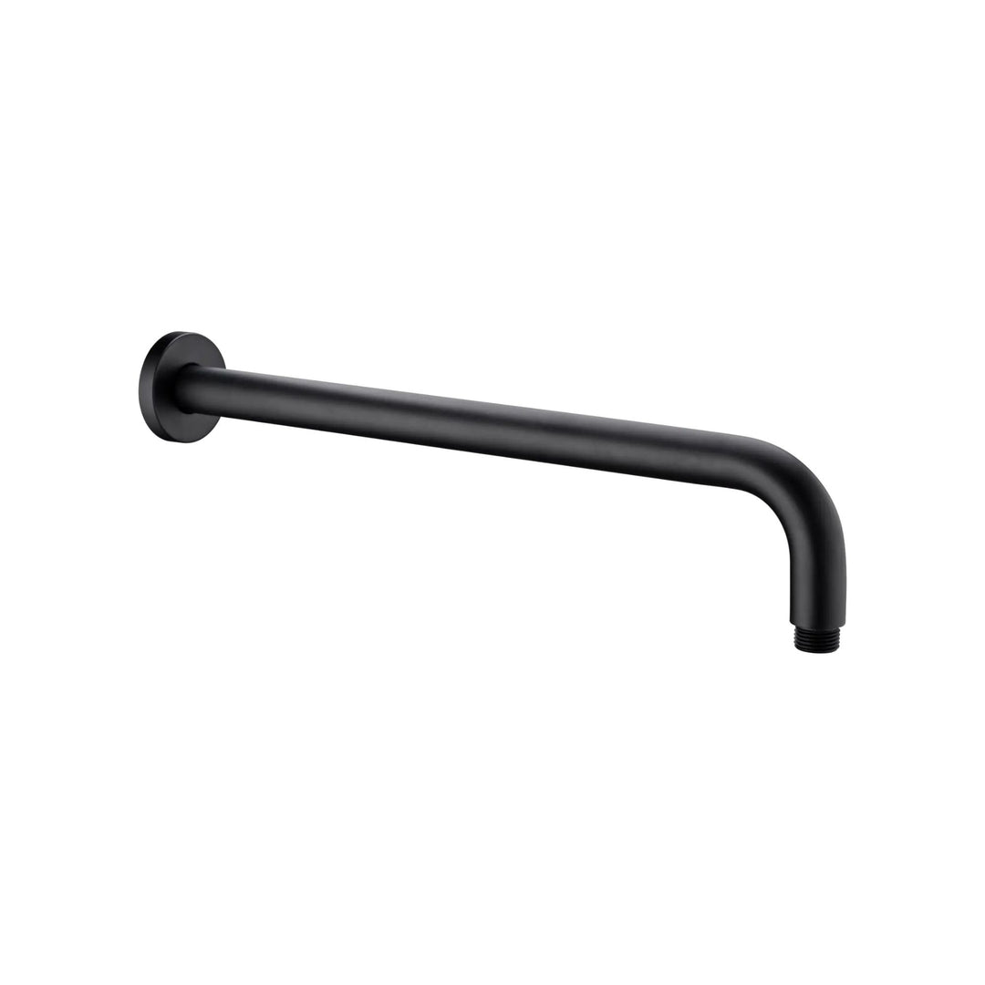 Nero Round Shower Arm L Shape Matte Black