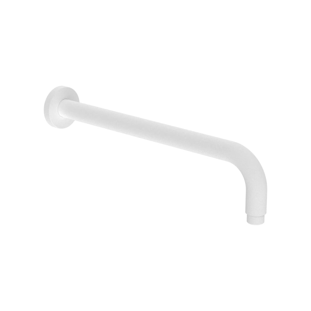 Nero Round Shower Arm L Shape Matte White