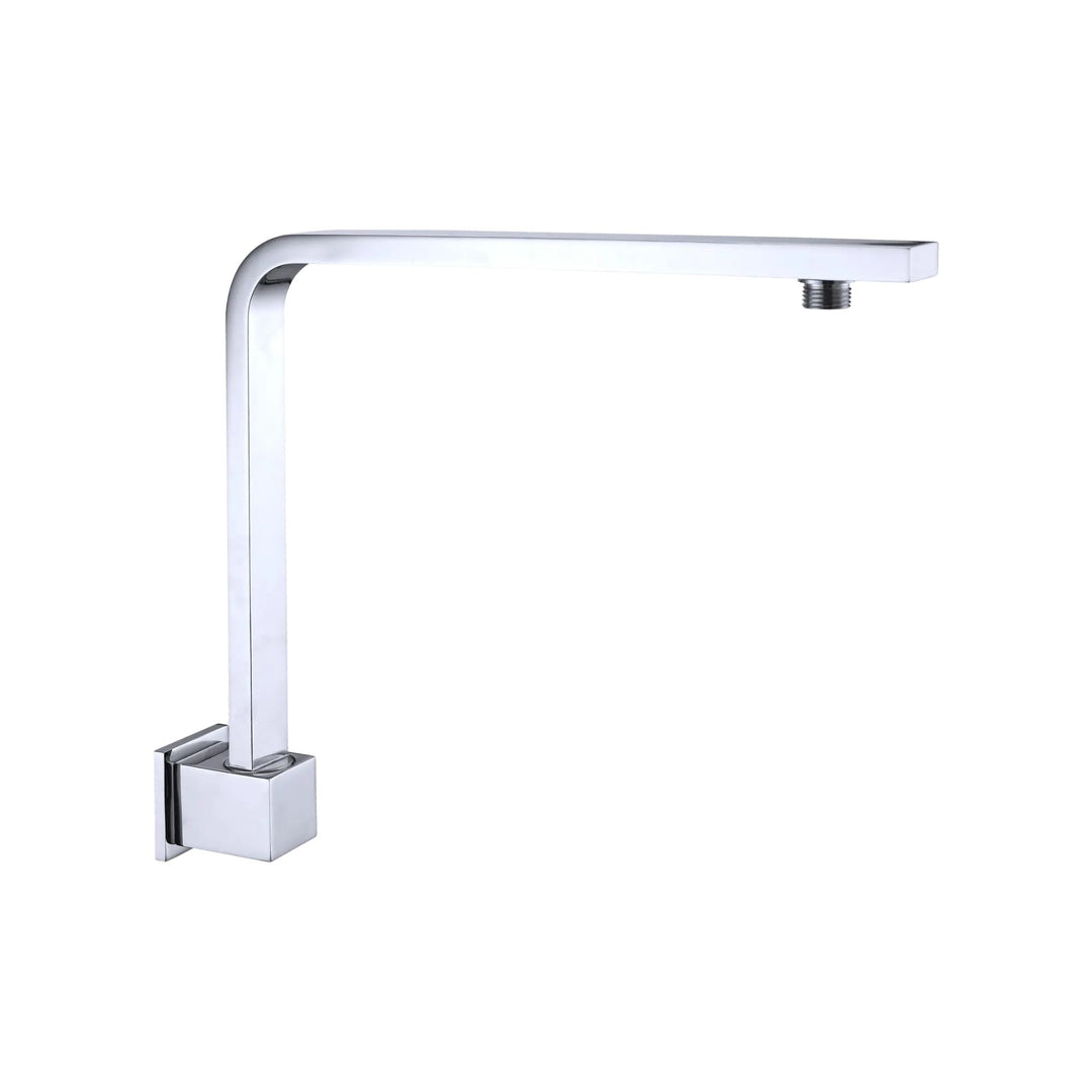 Nero Square Swivel Shower Arm Chrome