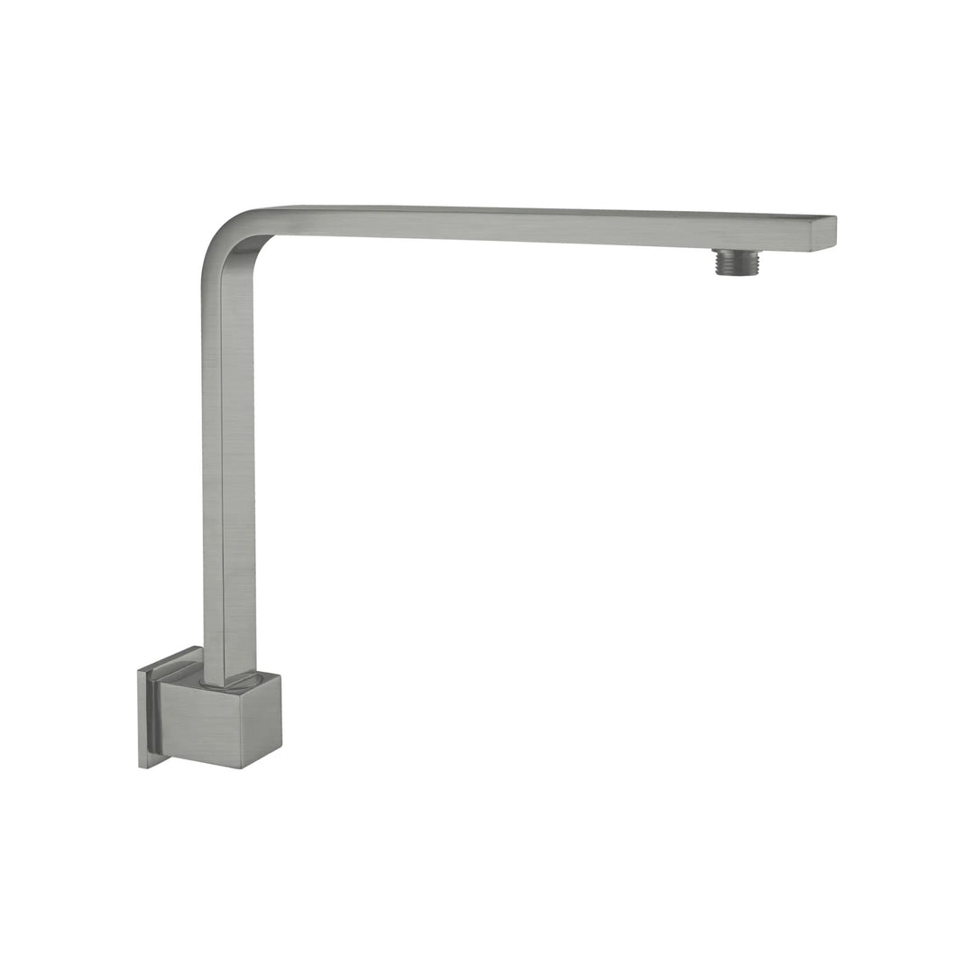 Nero Square Swivel Shower Arm Gun Metal