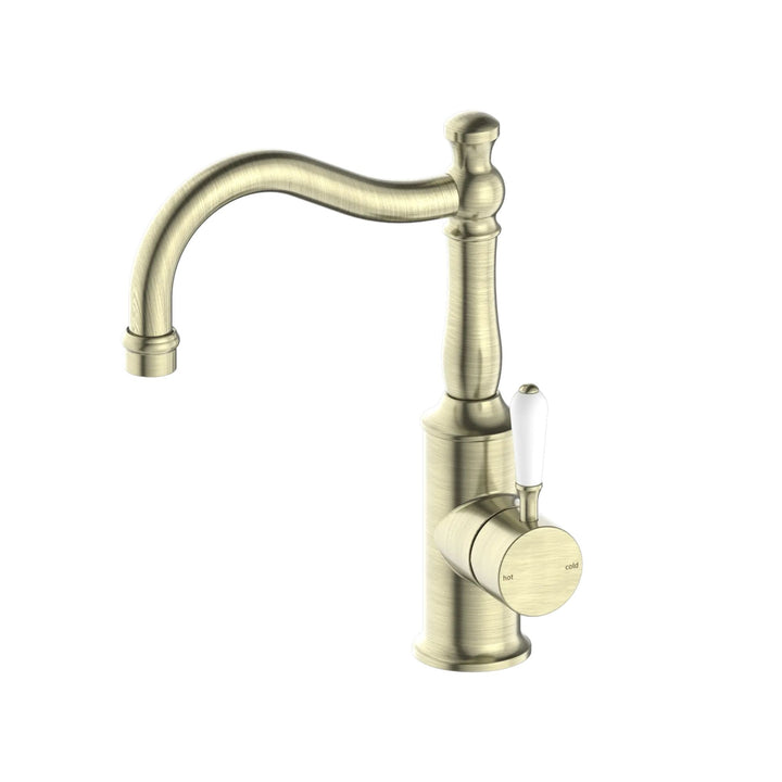Nero York Basin Mixer Hook Spout