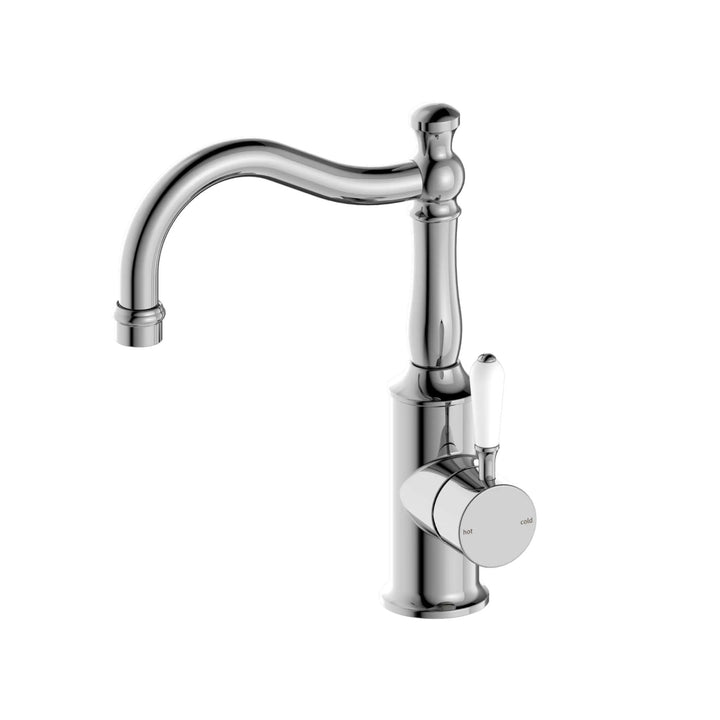Nero York Basin Mixer Hook Spout