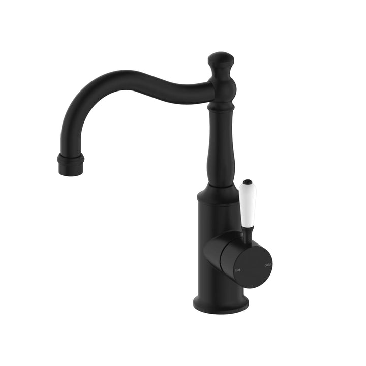 Nero York Basin Mixer Hook Spout