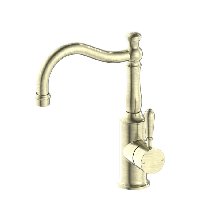 Nero York Basin Mixer Hook Spout