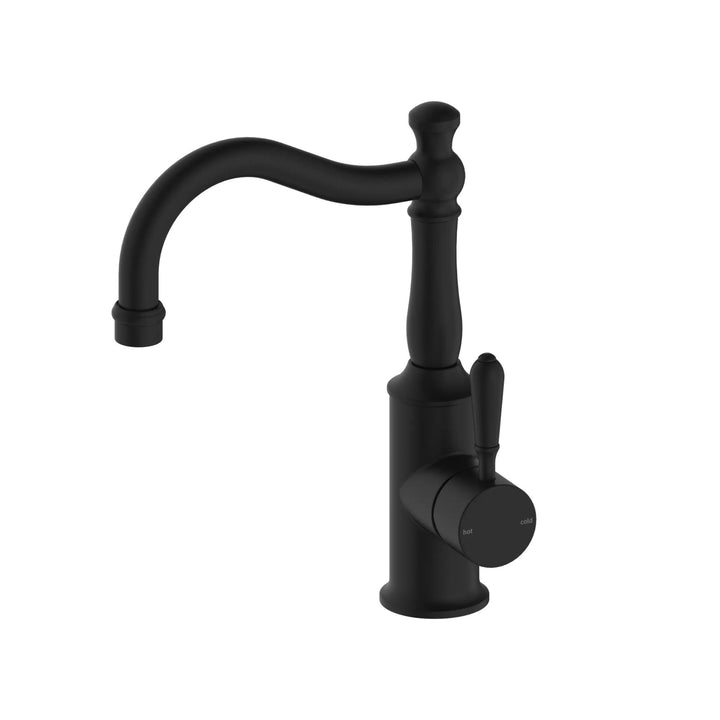 Nero York Basin Mixer Hook Spout