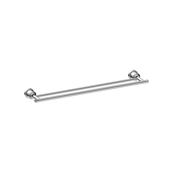 Nero York Double Towel Rail 600mm