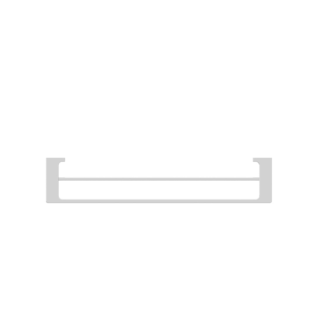 Nero Pearl Double Towel Rail 600mm