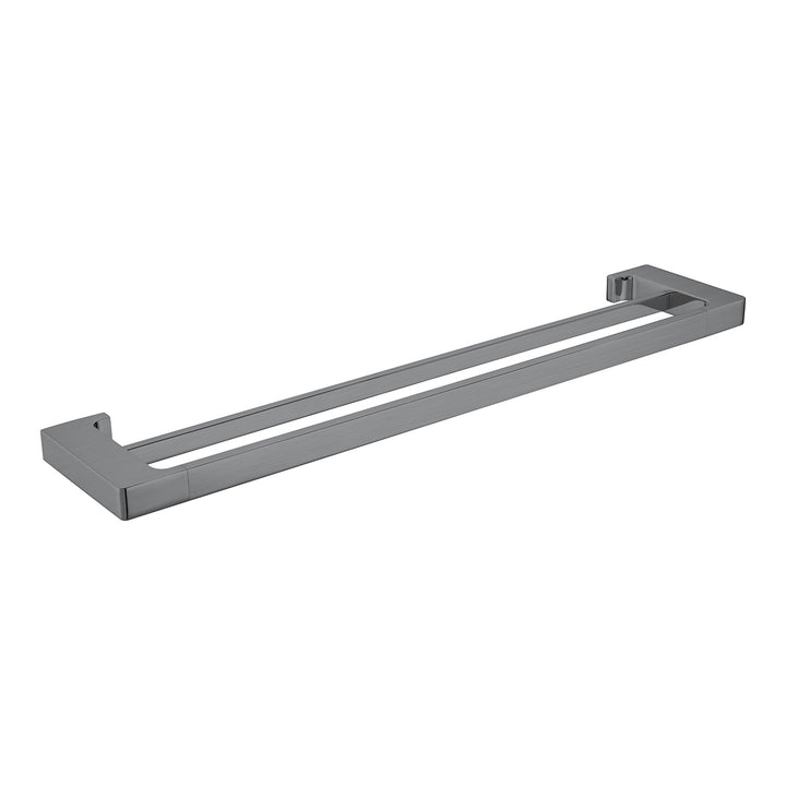 Nero Pearl Double Towel Rail 600mm