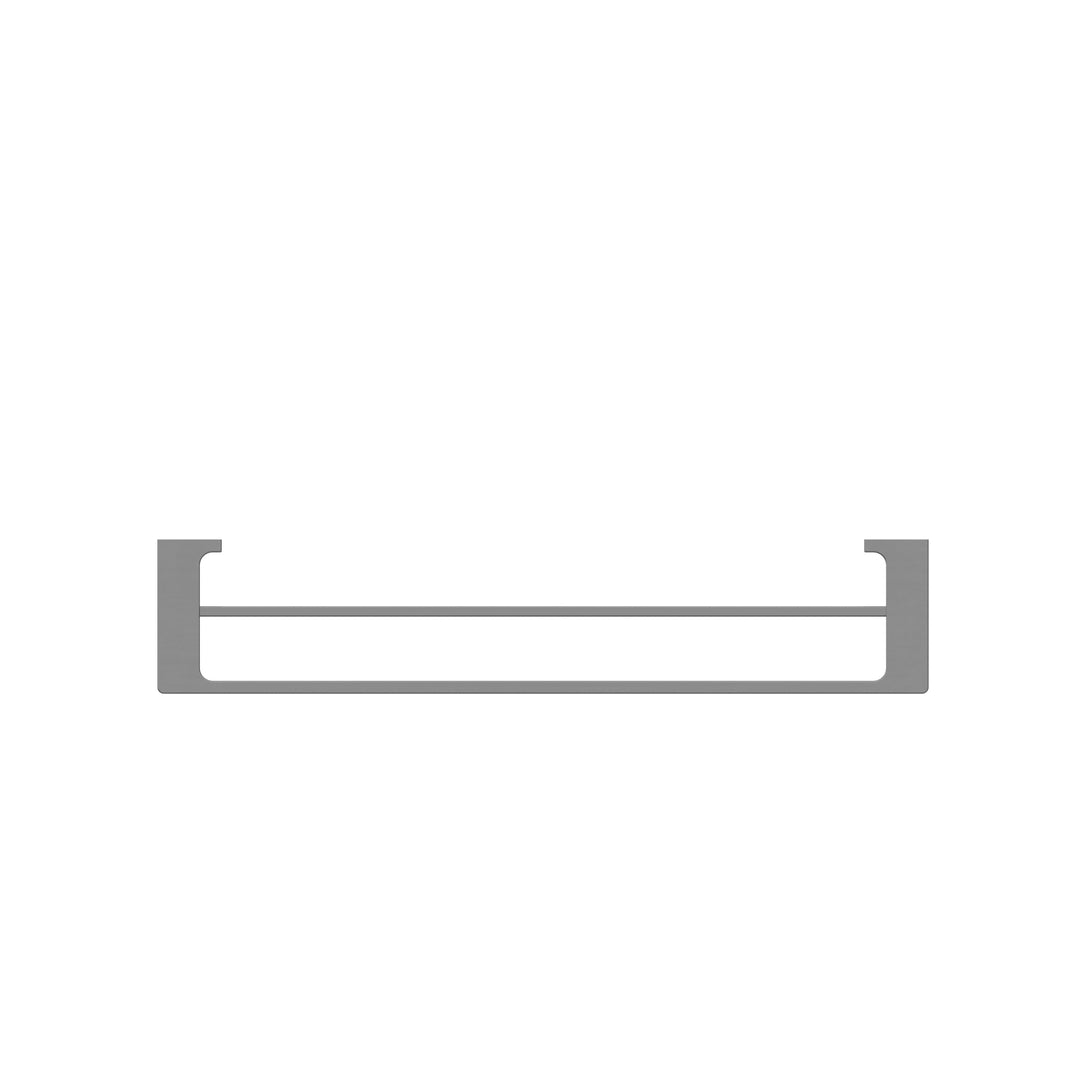 Nero Pearl Double Towel Rail 600mm