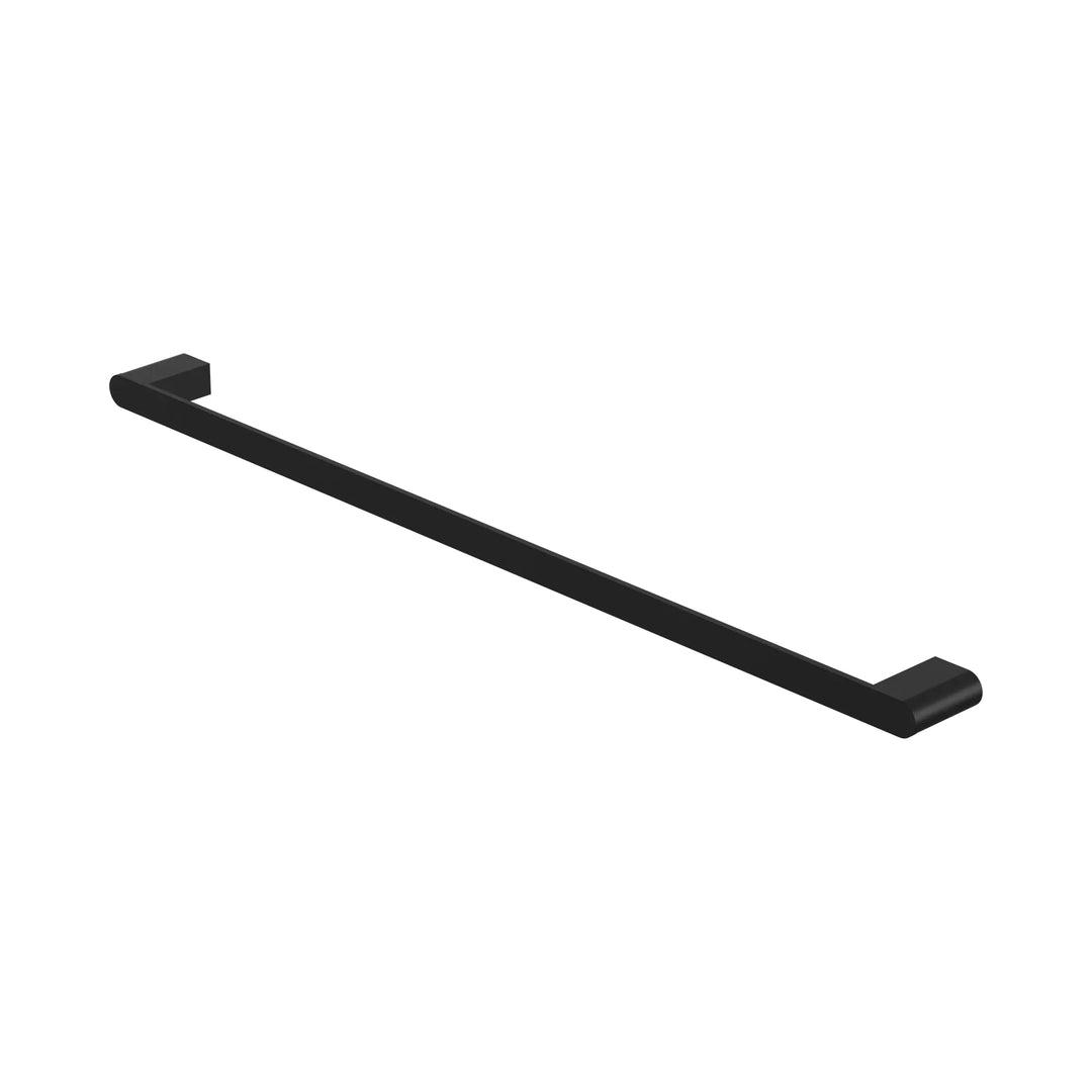 Nero Bianca Single Towel Rail 800mm
