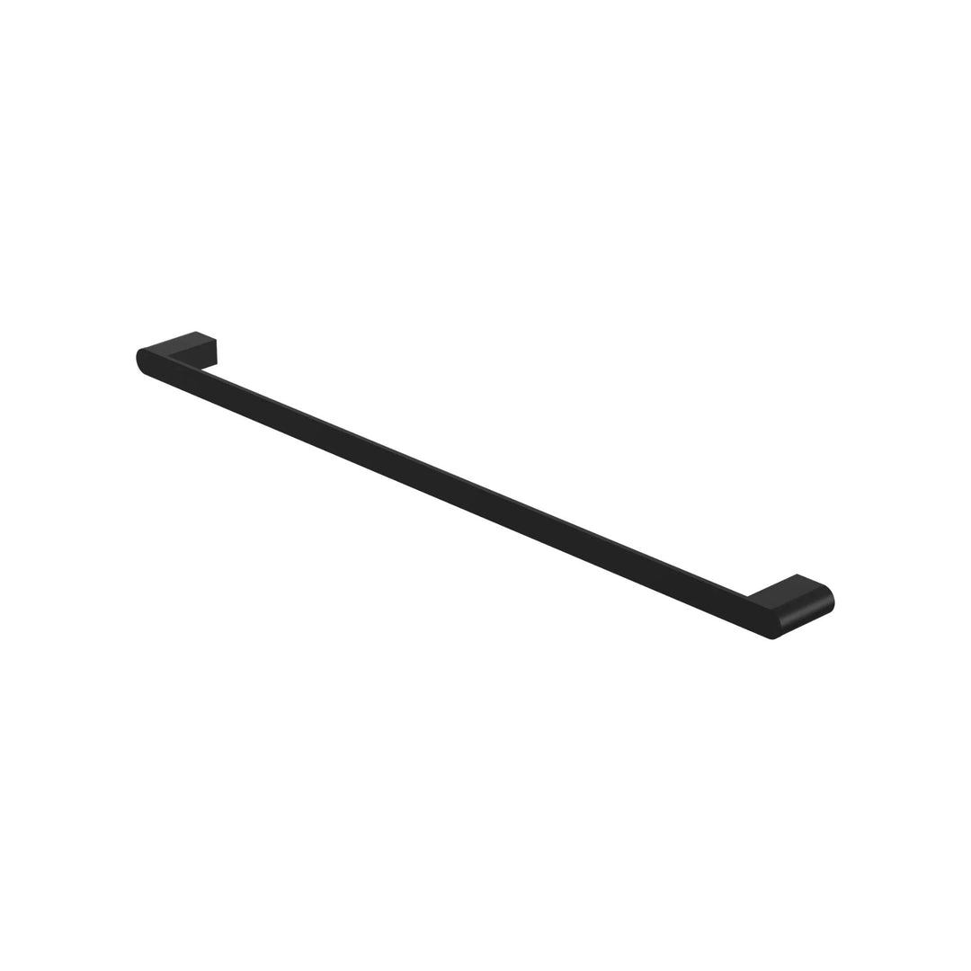 Nero Bianca Single Towel Rail 800mm Matte Black