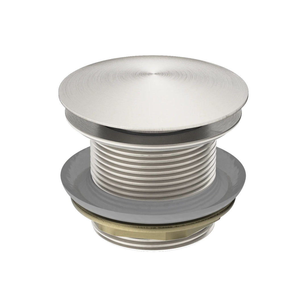 Nero 40mm Bath Pop-Up Plug With Removable Waste No Overflow Brushed Nickel