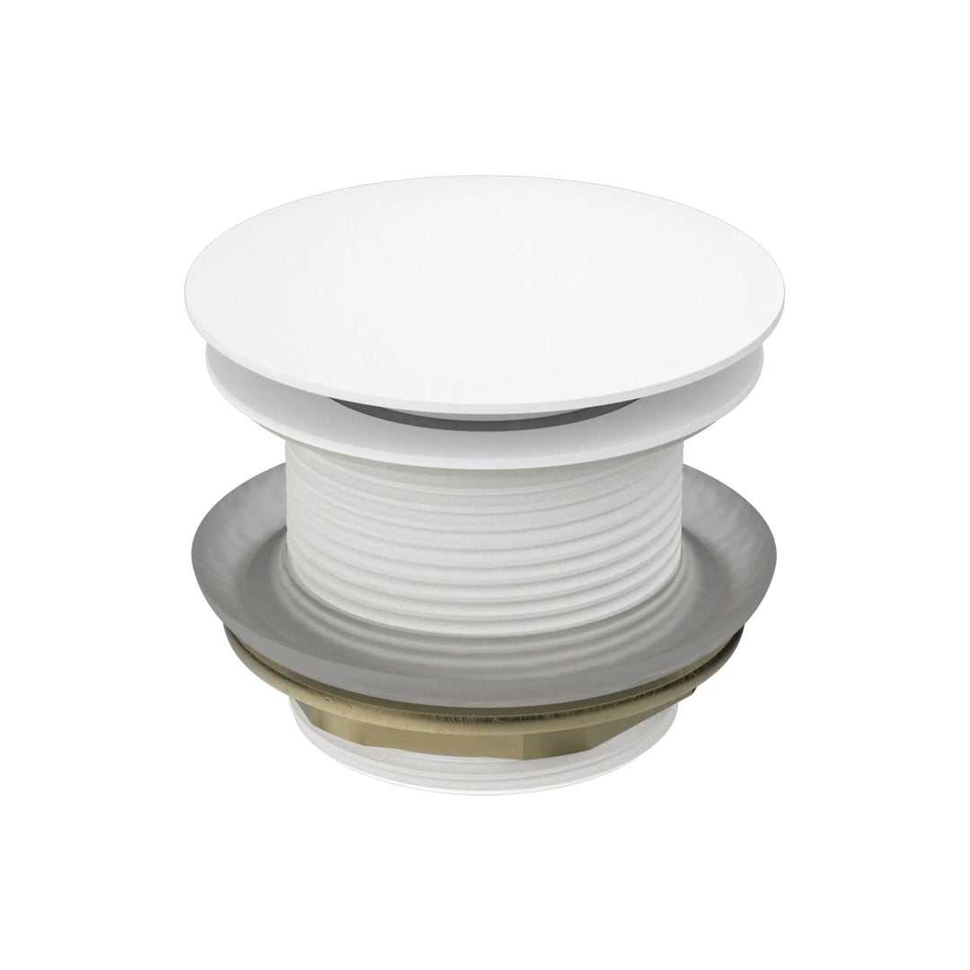 Nero 40mm Bath Pop-Up Plug With Removable Waste No Overflow Matte White