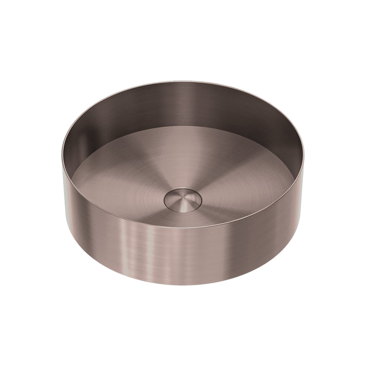 Nero Opal 400mm Round Stainless Steel Basin