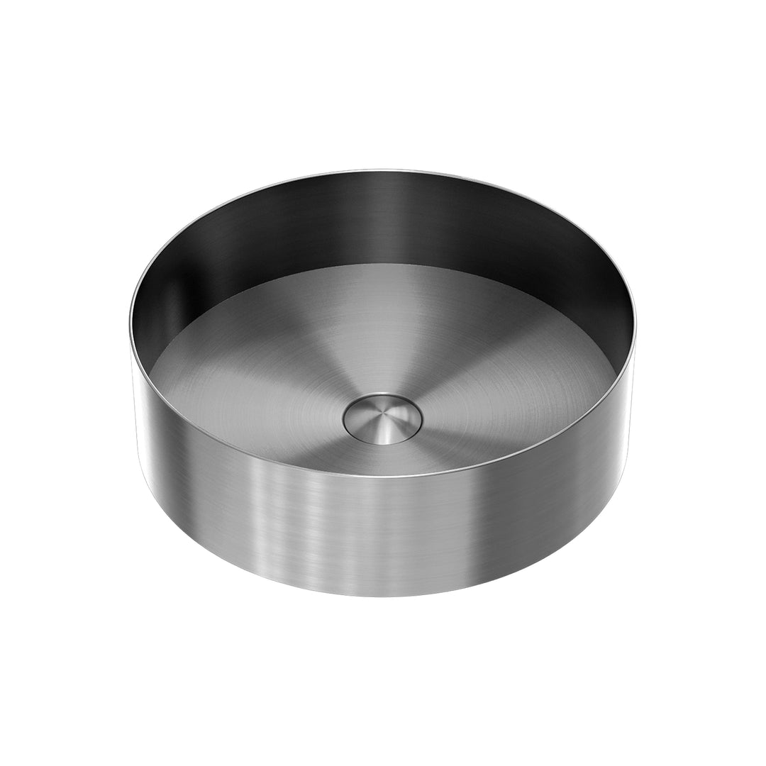 Nero Opal 400mm Round Stainless Steel Basin