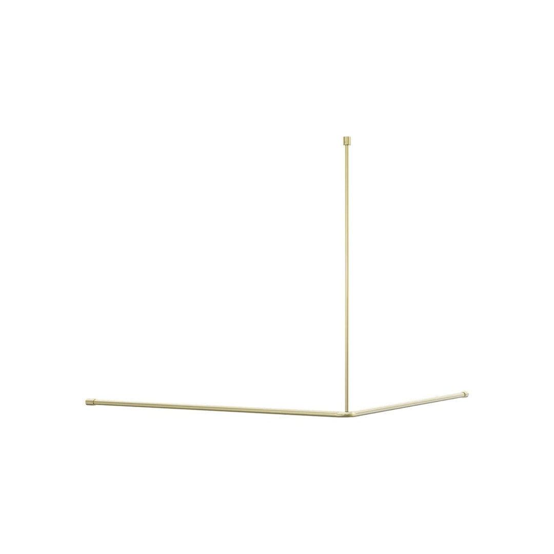 Nero Mecca Care 90 Degree Curtain Rail 1200x1200mm