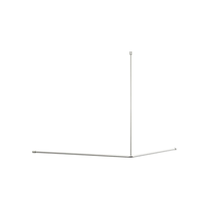 Nero Mecca Care 90 Degree Curtain Rail 1200x1200mm