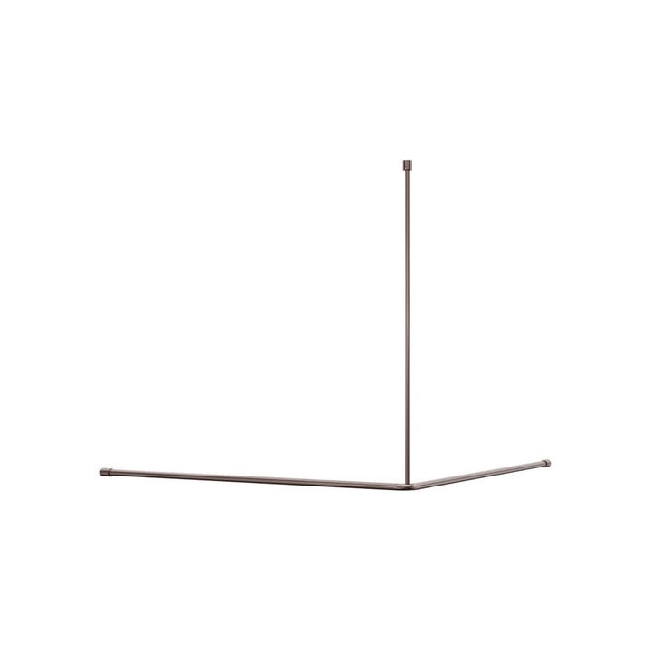Nero Mecca Care 90 Degree Curtain Rail 1200x1200mm