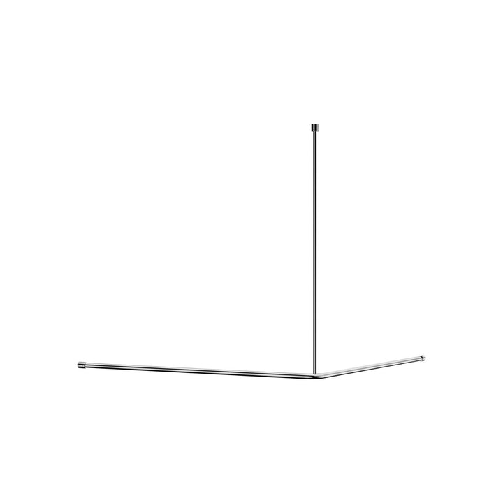 Nero Mecca Care 90 Degree Curtain Rail 1200x1200mm