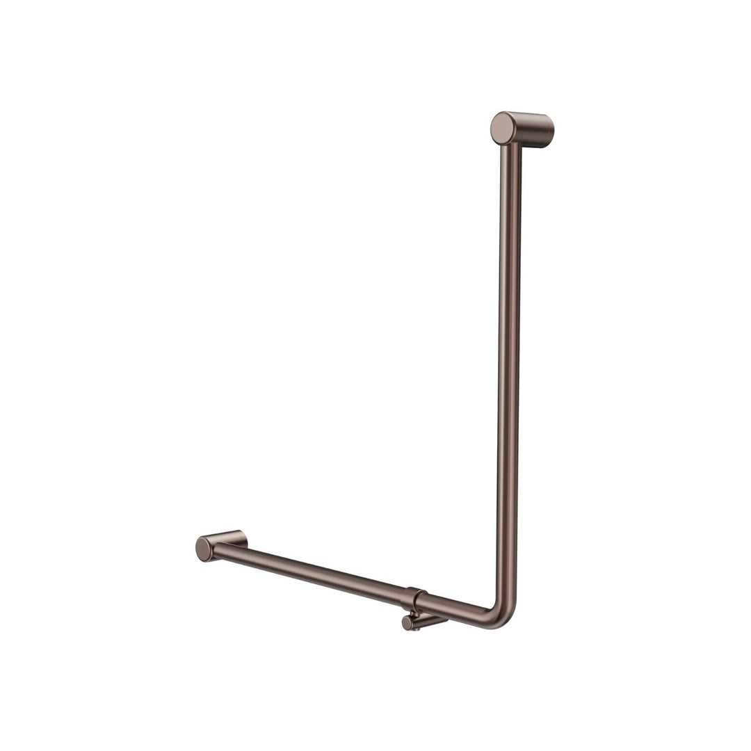 Nero Mecca Care 32mm 90 Degree Accessible Toilet Grab Rail 750 x 750mm