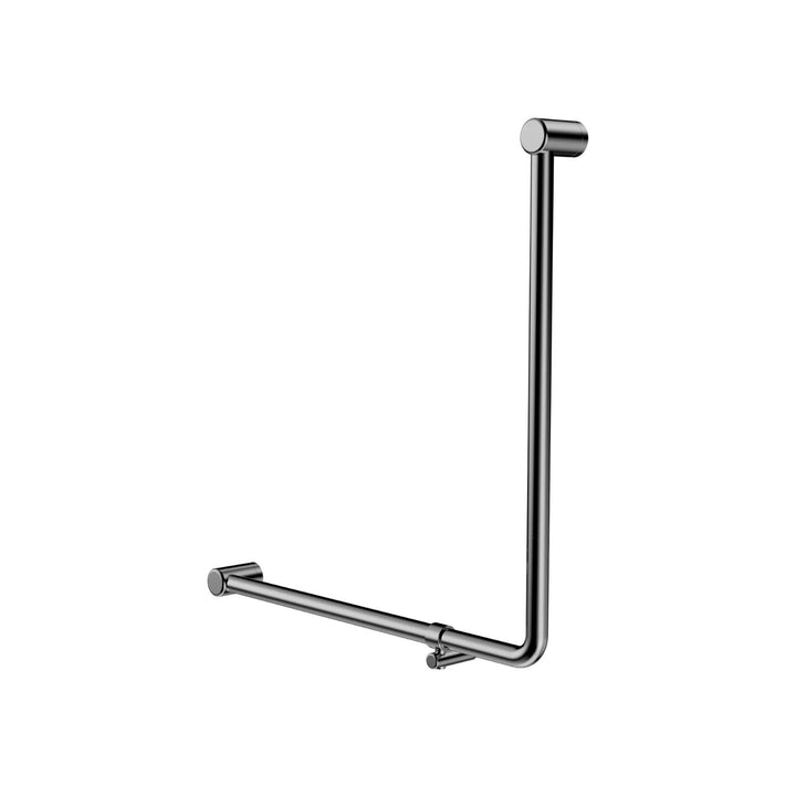 Nero Mecca Care 32mm 90 Degree Accessible Toilet Grab Rail 750 x 750mm