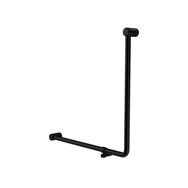 Nero Mecca Care 32mm 90 Degree Accessible Toilet Grab Rail 750 x 750mm