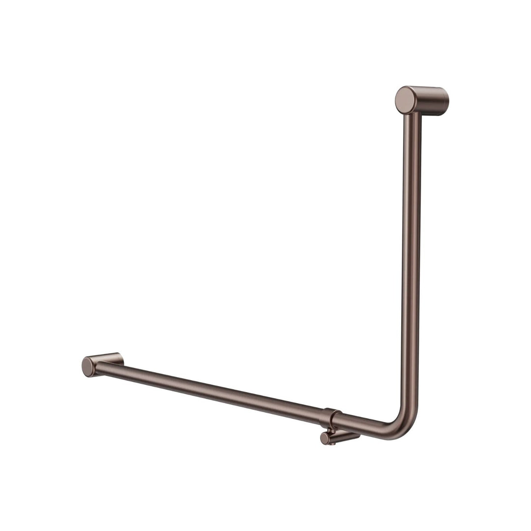 Nero Mecca Care 32mm DDA Accessible Toilet 90 Degree Bent Tube Grab Rail 600 x 1000mm