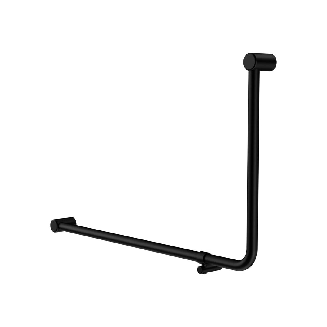 Nero Mecca Care 32mm DDA Accessible Toilet 90 Degree Bent Tube Grab Rail 600 x 1000mm
