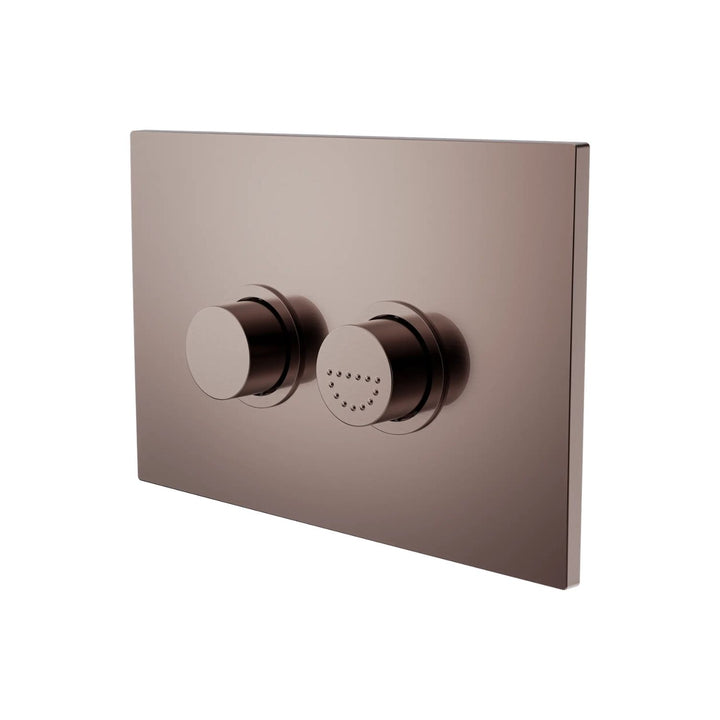 Nero Mecca Care Raised Pneumatic Flush Buttons Plate DDA Compliant