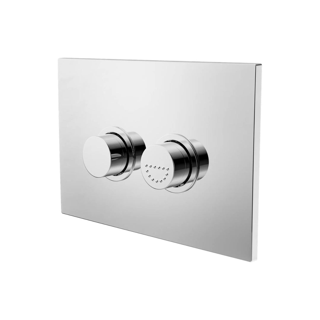 Nero Mecca Care Raised Pneumatic Flush Buttons Plate DDA Compliant