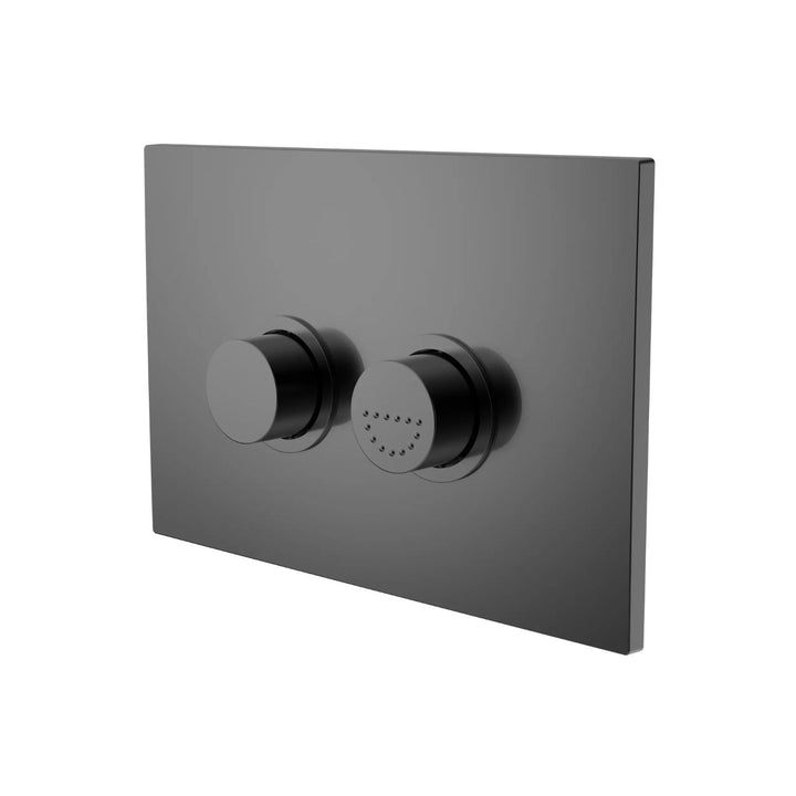 Nero Mecca Care Raised Pneumatic Flush Buttons Plate DDA Compliant