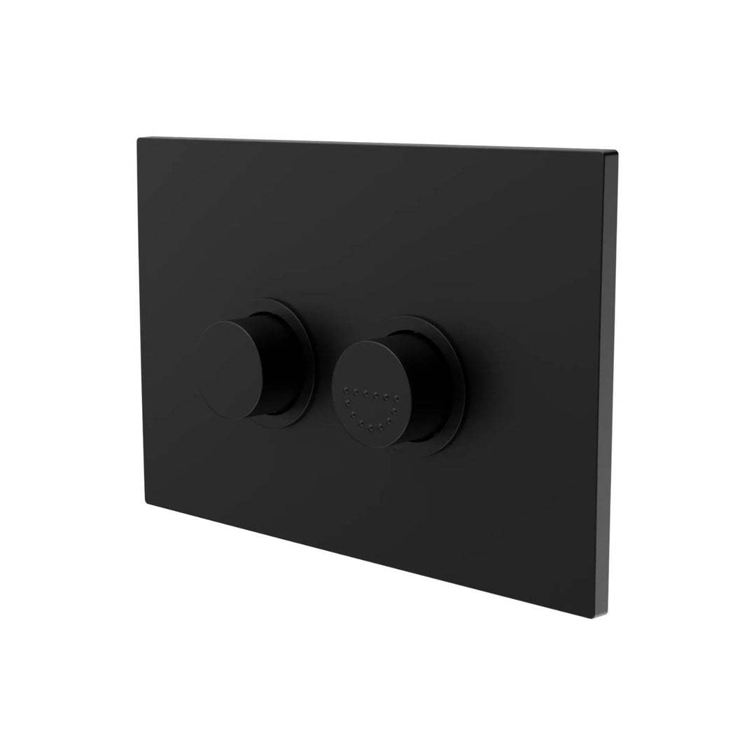 Nero Mecca Care Raised Pneumatic Flush Buttons Plate DDA Compliant