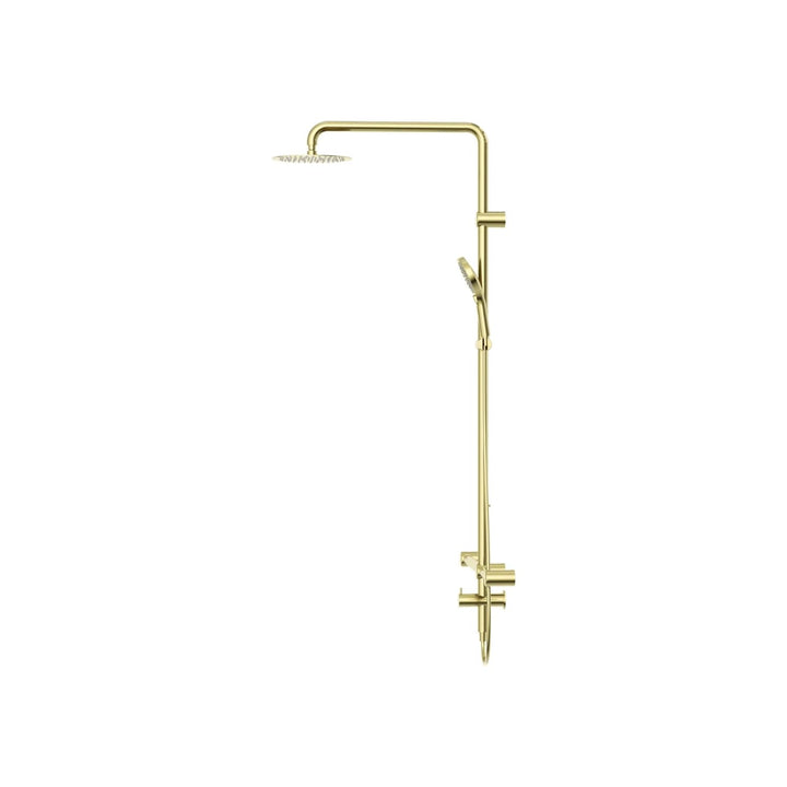 Nero Mecca Care 32mm T Bar Grab Rail Twin Shower Set 1100x750mm