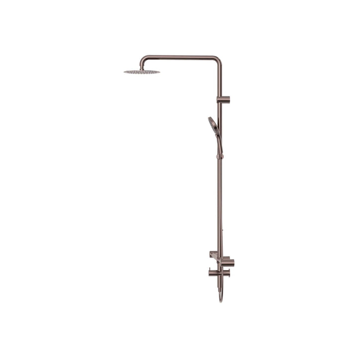 Nero Mecca Care 32mm T Bar Grab Rail Twin Shower Set 1100x750mm