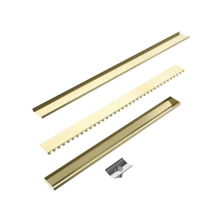 Nero Tile Insert V Channel Floor Grate Outlet With Hole Saw