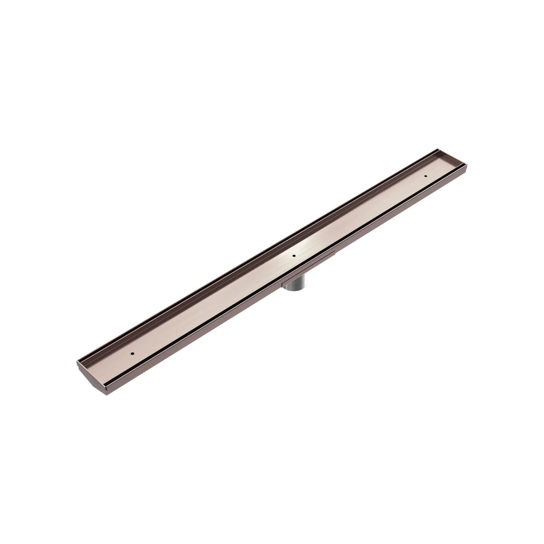 Nero Tile Insert V Channel Floor Grate Outlet With Hole Saw