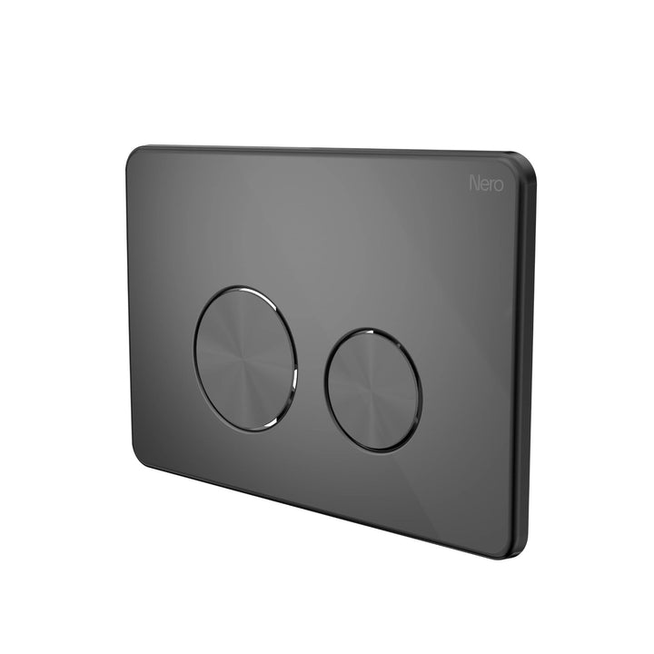 Nero In Wall Toilet Push Plate Graphite
